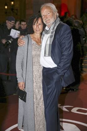 Michael Gwisdek mit Ehefrau Gabriela Gwisdek bei der Verleihung vom Hessischen Film- und Kinopreis 2015 in der Alten Oper. Frankfurt, 16.10.2015 Foto:xP.xBackx xFuturexImage