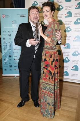 Armin Rohde und Melika Foroutan bei der Verleihung vom Hessischen Film- und Kinopreis 2015 in der Alten Oper. Frankfurt, 16.10.2015 Foto:xP.xBackx xFuturexImage