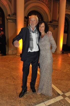 Michael Gwisdek mit Ehefrau Hessische Filmpreis Verleihung des Hessische Filmpreis Preis, Auszeichung, Alten Oper Frankfurt 16. Oktober 2015