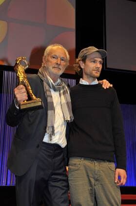 Michael Gwisdek und Robert Gwisdek Hessische Filmpreis Verleihung des Hessische Filmpreis Preis, Auszeichung, Alten Oper Frankfurt 16. Oktober 2015