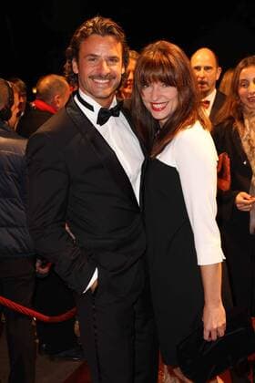 Stephan Luca und Ina Paule Klink Hessische Filmpreis Verleihung des Hessische Filmpreis Preis, Auszeichung, Alten Oper Frankfurt 16. Oktober 2015