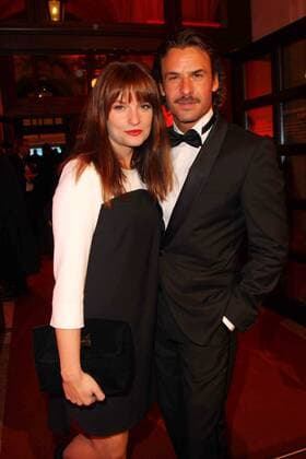 Stephan Luca und Ina Paule Klink Hessische Filmpreis Verleihung des Hessische Filmpreis Preis, Auszeichung, Alten Oper Frankfurt 16. Oktober 2015
