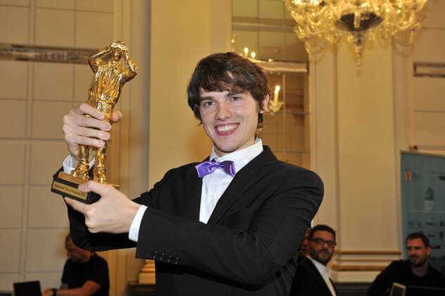 Emanuel Brot Hessische Filmpreis Verleihung des Hessische Filmpreis Preis, Auszeichung, Alten Oper Frankfurt 16. Oktober 2015