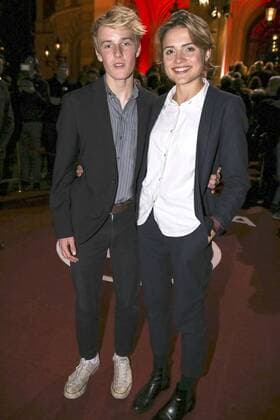 Louis Hofmann und Mala Emde bei der Verleihung vom Hessischen Film- und Kinopreis 2015 in der Alten Oper. Frankfurt, 16.10.2015 Foto:xP.xBackx xFuturexImage