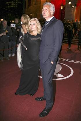 Sabine Postel und Dominic Raacke bei der Verleihung vom Hessischen Film- und Kinopreis 2015 in der Alten Oper. Frankfurt, 16.10.2015 Foto:xP.xBackx xFuturexImage