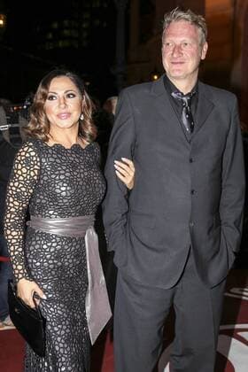 Simone Thomalla und Michael Souvignier bei der Verleihung vom Hessischen Film- und Kinopreis 2015 in der Alten Oper. Frankfurt, 16.10.2015 Foto:xP.xBackx xFuturexImage