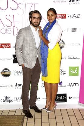 Cassandra Steen mit Ehemann Stephan Kocijan bei der Plus Size Fashion Show in der Kulturkirche Altona. Hamburg, 17.10.2015 Foto:xgbrcix xFuturexImage
