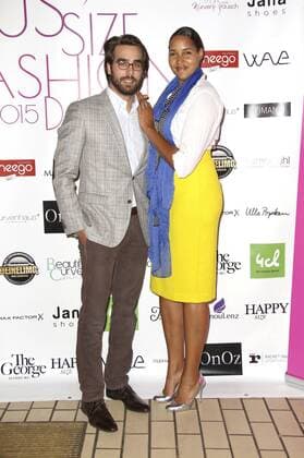 Cassandra Steen mit Ehemann Stephan Kocijan bei der Plus Size Fashion Show in der Kulturkirche Altona. Hamburg, 17.10.2015 Foto:xgbrcix xFuturexImage