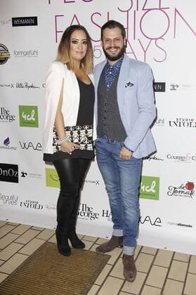 Manuel Cortez mit Freundin Miyabi Kawai bei der Plus Size Fashion Show in der Kulturkirche Altona. Hamburg, 17.10.2015 Foto:xgbrcix xFuturexImage