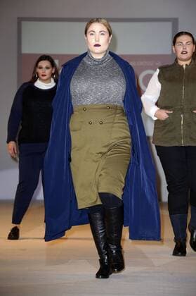 Hayley Hasselhoff bei der Plus Size Fashion Show in der Kulturkirche Altona. Hamburg, 17.10.2015 Foto:xgbrcix xFuturexImage