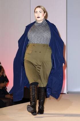 Hayley Hasselhoff bei der Plus Size Fashion Show in der Kulturkirche Altona. Hamburg, 17.10.2015 Foto:xgbrcix xFuturexImage