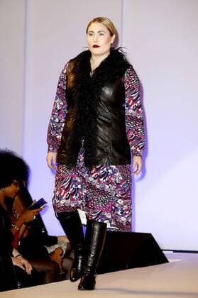 Hayley Hasselhoff bei der Plus Size Fashion Show in der Kulturkirche Altona. Hamburg, 17.10.2015 Foto:xgbrcix xFuturexImage