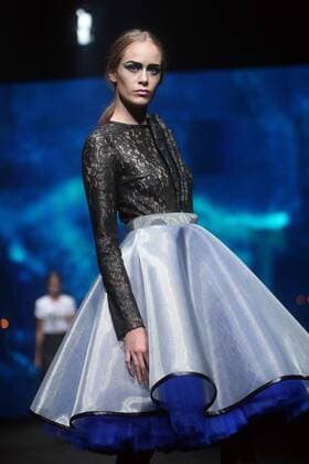 Cro-A-Porter , 3rd night - Croatia 17.10.2015., Zagreb,Croatia - Schwarzkopf Cro-A-Porter in Lauba, 3rd night. Runway Lokomotiva, Luka Grubsic and Lana Puljic.  LukaxStanzl PIXSELL