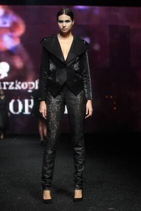 Cro-A-Porter , 3rd night - Croatia 17.10.2015., Zagreb,Croatia - Schwarzkopf Cro-A-Porter in Lauba, 3rd night. Runway Lokomotiva, Luka Grubsic and Lana Puljic.  LukaxStanzl PIXSELL