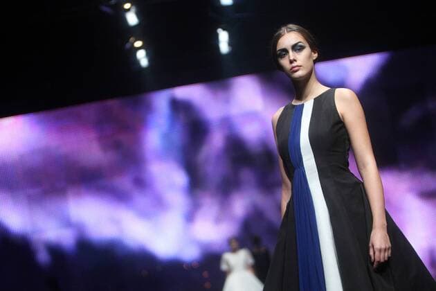 Cro-A-Porter , 3rd night - Croatia 17.10.2015., Zagreb,Croatia - Schwarzkopf Cro-A-Porter in Lauba, 3rd night. Runway Lokomotiva, Luka Grubsic and Lana Puljic.  LukaxStanzl PIXSELL