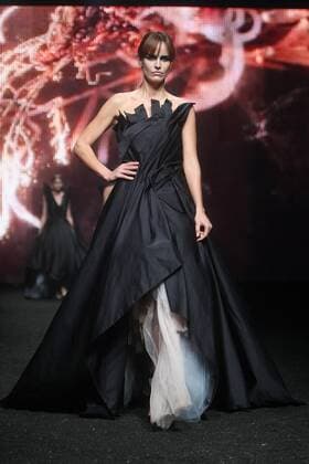 Cro-A-Porter , 3rd night - Croatia 17.10.2015., Zagreb,Croatia - Schwarzkopf Cro-A-Porter in Lauba, 3rd night. Runway Lokomotiva, Luka Grubsic and Lana Puljic.  LukaxStanzl PIXSELL