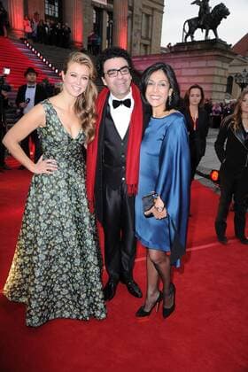 Nina Eichinger mit Rolando Villazon und seiner Ehefrau Ehefrau Lucia bei der Echo Klassik 2015 Verleihung am 18.10.2015 in Berlin Echo Klassik 2015 in Berlin 