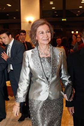 Oct. 18, 2015 - Athens, GREECE - Queen Sofia of Spain attends concert with The Israel Philharmonic Orchestra led the renowned conductor Zubin Mehta. Zubin Mehta is an Indian conductor of Western classical music. He is the Music Director for Life of the Israel Philharmonic Orchestra and the Main Conductor for Valencia s opera house. Athens GREECE - ZUMAv62_
