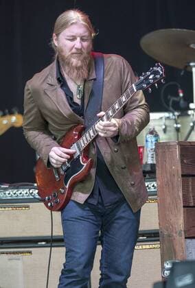 Oct 17, 2015 - Raleigh, North Carolina; USA - Musician DEREK TRUCKS of the TEDESCHI TRUCKS BAND performs live as part of the inaugural 2015 American Roots Music and Arts Festival that took place at the Walnut Creek Amphitheatre located in Raleigh. Copyright 2015 Raleigh USA - ZUMAm78_