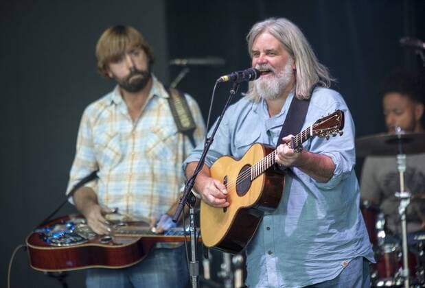Oct 17, 2015 - Raleigh, North Carolina; USA - Musician VINCE HERMAN of the band Leftover Salmon performs live as part of the inaugural 2015 American Roots Music and Arts Festival that took place at the Walnut Creek Amphitheatre located in Raleigh. Copyright 2015 Raleigh USA - ZUMAm78_
