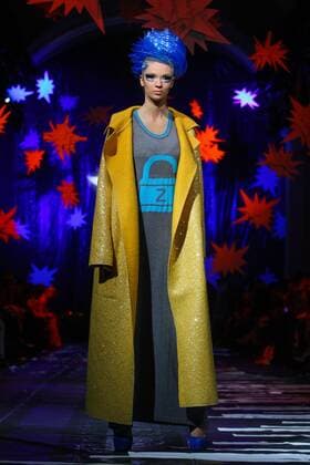 Oct. 18, 2015 - Kiev, Ukraine - A model presents a creation by Ukrainian designer Oleksiy Zalevskiy during the Ukrainian Fashion Week in Kiev, Ukraine, 14 October 2015. The event presents Spring Summer 2016 collections by Ukrainian and international designers from 14 to 18 October. Kiev Ukraine  - ZUMAn230