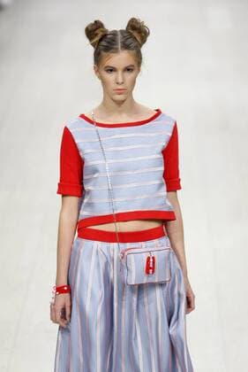 Oct. 18, 2015 - Kiev, Ukraine - A model presents a creation by Ukrainian brand Lia Syn during the Ukrainian Fashion Week in Kiev, Ukraine, 18 October 2015. The event presents Spring Summer 2016 collections by Ukrainian and international designers from 14 to 20 October. Kiev Ukraine  - ZUMAn230