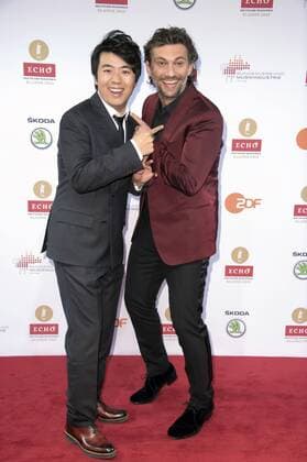 Lang Lang und Jonas Kaufmann beim Echo Klassik 2015 im Konzerthaus. Berlin, 18.10.2015 Foto:xFredericx xFuturexImage
