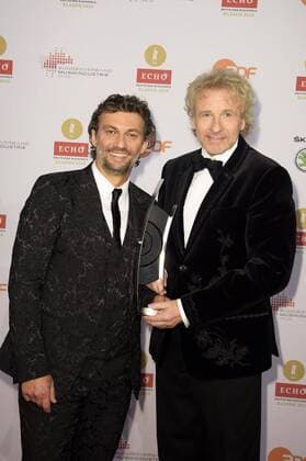 Jonas Kaufmann und Thomas Gottschalk beim Echo Klassik 2015 im Konzerthaus. Berlin, 18.10.2015 Foto:xFredericx xFuturexImage