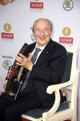 Menahem Pressler beim Echo Klassik 2015 im Konzerthaus. Berlin, 18.10.2015 Foto:xFredericx xFuturexImage