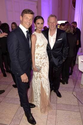 Frank Briegmann, Aida Garifullina und Johannes B. Kerner beim Echo Klassik 2015 im Konzerthaus. Berlin, 18.10.2015 Foto:xFredericx xFuturexImage