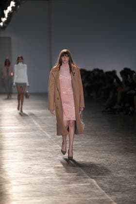 SAO PAULO, Brazil - 10 19 2015: SAO PAULO FASHION WEEK WINTER 2016- Animale during the Sao Paulo Fashion Week Winter 2016 held at Ibirapuera Park.  Ci?axNeder