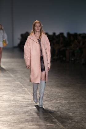 SAO PAULO, Brazil - 10 19 2015: SAO PAULO FASHION WEEK WINTER 2016- Animale during the Sao Paulo Fashion Week Winter 2016 held at Ibirapuera Park.  Ci?axNeder