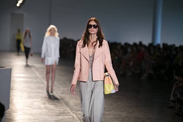 SAO PAULO, Brazil - 10 19 2015: SAO PAULO FASHION WEEK WINTER 2016- Animale during the Sao Paulo Fashion Week Winter 2016 held at Ibirapuera Park.  Ci?axNeder