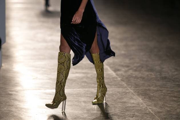 SAO PAULO, Brazil - 10 19 2015: SAO PAULO FASHION WEEK WINTER 2016- Animale during the Sao Paulo Fashion Week Winter 2016 held at Ibirapuera Park.  Ci?axNeder