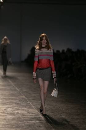SAO PAULO, Brazil - 10 19 2015: SAO PAULO FASHION WEEK WINTER 2016- Animale during the Sao Paulo Fashion Week Winter 2016 held at Ibirapuera Park.  Ci?axNeder