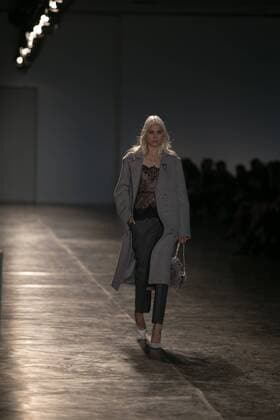 SAO PAULO, Brazil - 10 19 2015: SAO PAULO FASHION WEEK WINTER 2016- Animale during the Sao Paulo Fashion Week Winter 2016 held at Ibirapuera Park.  Ci?axNeder