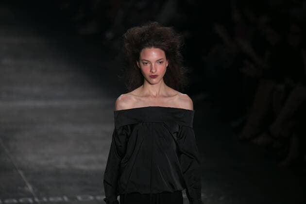 SAO PAULO, Brazil - 10 19 2015: SAO PAULO FASHION WEEK WINTER 2016- A Rachel Davidowicz during Sao Paulo Fashion Week Winter 2016 held at Ibirapuera Park.  Ci?axNeder