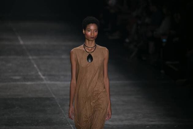 SAO PAULO, Brazil - 10 19 2015: SAO PAULO FASHION WEEK WINTER 2016- A Rachel Davidowicz during Sao Paulo Fashion Week Winter 2016 held at Ibirapuera Park.  Ci?axNeder