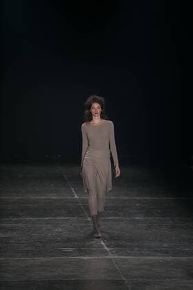 SAO PAULO, Brazil - 10 19 2015: SAO PAULO FASHION WEEK WINTER 2016- A Rachel Davidowicz during Sao Paulo Fashion Week Winter 2016 held at Ibirapuera Park.  Ci?axNeder