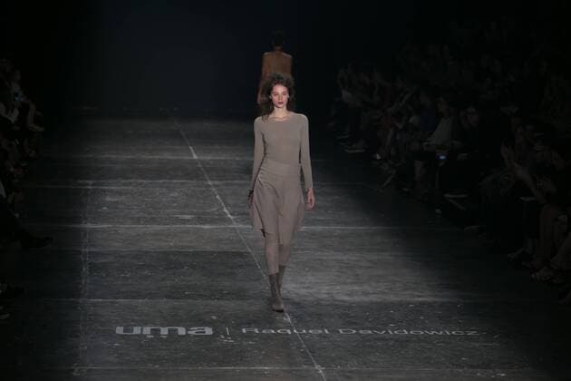 SAO PAULO, Brazil - 10 19 2015: SAO PAULO FASHION WEEK WINTER 2016- A Rachel Davidowicz during Sao Paulo Fashion Week Winter 2016 held at Ibirapuera Park.  Ci?axNeder