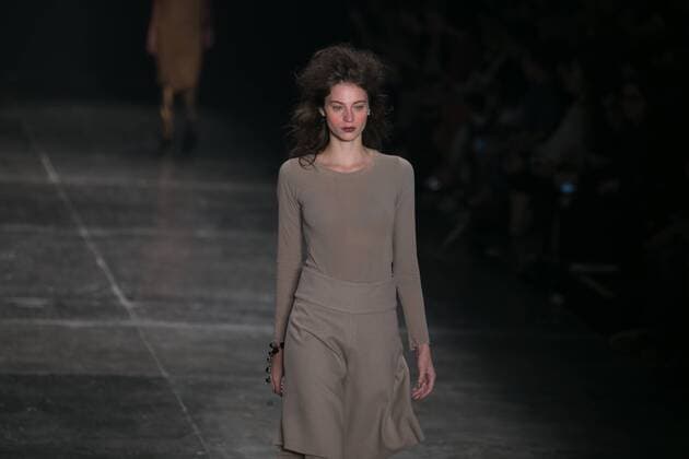 SAO PAULO, Brazil - 10 19 2015: SAO PAULO FASHION WEEK WINTER 2016- A Rachel Davidowicz during Sao Paulo Fashion Week Winter 2016 held at Ibirapuera Park.  Ci?axNeder