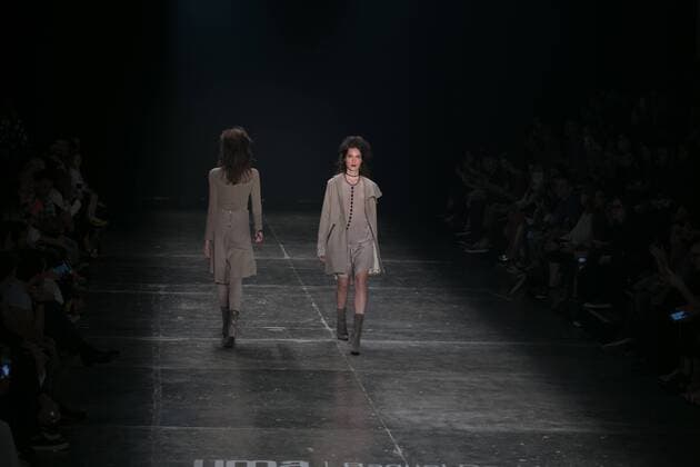 SAO PAULO, Brazil - 10 19 2015: SAO PAULO FASHION WEEK WINTER 2016- A Rachel Davidowicz during Sao Paulo Fashion Week Winter 2016 held at Ibirapuera Park.  Ci?axNeder