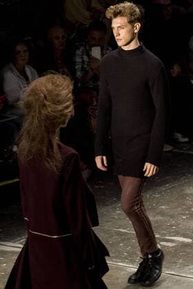 SAO PAULO, Brazil - 10 18 2015: WINTER 2016 Fashion Week stylist Rachel -Desfile Davidowicz during Fashion Week Winter 2016 held in Sao Paulo.  MarcoxGalv?o