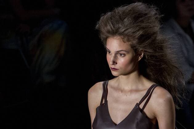 SAO PAULO, Brazil - 10 18 2015: WINTER 2016 Fashion Week stylist Rachel -Desfile Davidowicz during Fashion Week Winter 2016 held in Sao Paulo.  MarcoxGalv?o