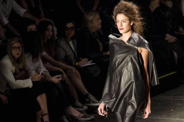 SAO PAULO, Brazil - 10 18 2015: WINTER 2016 Fashion Week stylist Rachel -Desfile Davidowicz during Fashion Week Winter 2016 held in Sao Paulo.  MarcoxGalv?o