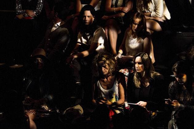 SAO PAULO, Brazil - 10 18 2015: WINTER 2016 Fashion Week stylist -Desfile Lilly Sarti during Fashion Week Winter 2016 held in Sao Paulo.  MarcoxGalv?o