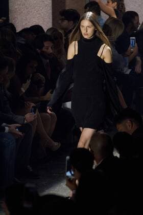 SAO PAULO, Brazil - 10 18 2015: WINTER 2016 Fashion Week stylist -Desfile Lilly Sarti during Fashion Week Winter 2016 held in Sao Paulo.  MarcoxGalv?o