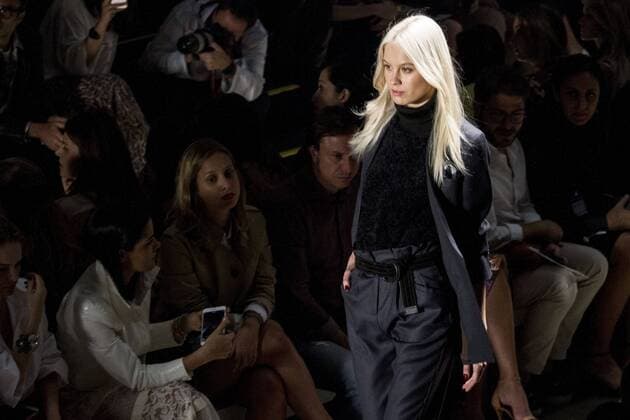 SAO PAULO, Brazil - 10 18 2015: WINTER 2016 Fashion Week stylist -Desfile Lilly Sarti during Fashion Week Winter 2016 held in Sao Paulo.  MarcoxGalv?o