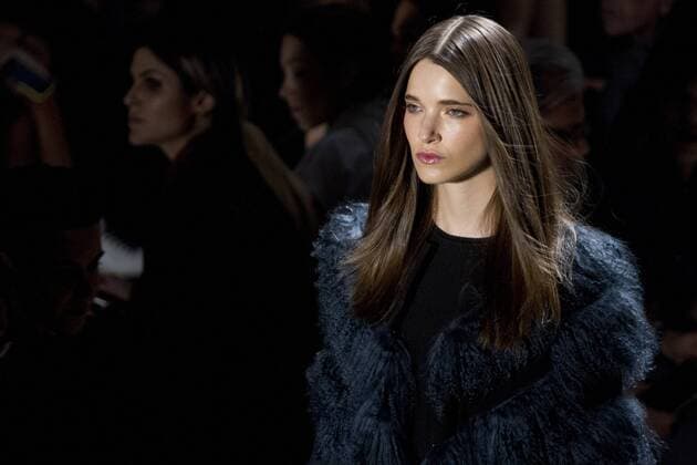 SAO PAULO, Brazil - 10 18 2015: WINTER 2016 Fashion Week stylist -Desfile Lilly Sarti during Fashion Week Winter 2016 held in Sao Paulo.  MarcoxGalv?o