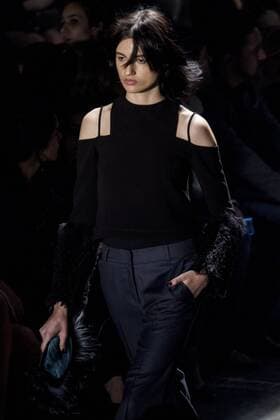 SAO PAULO, Brazil - 10 18 2015: WINTER 2016 Fashion Week stylist -Desfile Lilly Sarti during Fashion Week Winter 2016 held in Sao Paulo.  MarcoxGalv?o